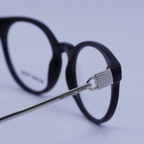 Michael Kors MK4048 3163 Kea Eyeglasses Black/Silver 51mm Round Frame - Picture 11 of 12